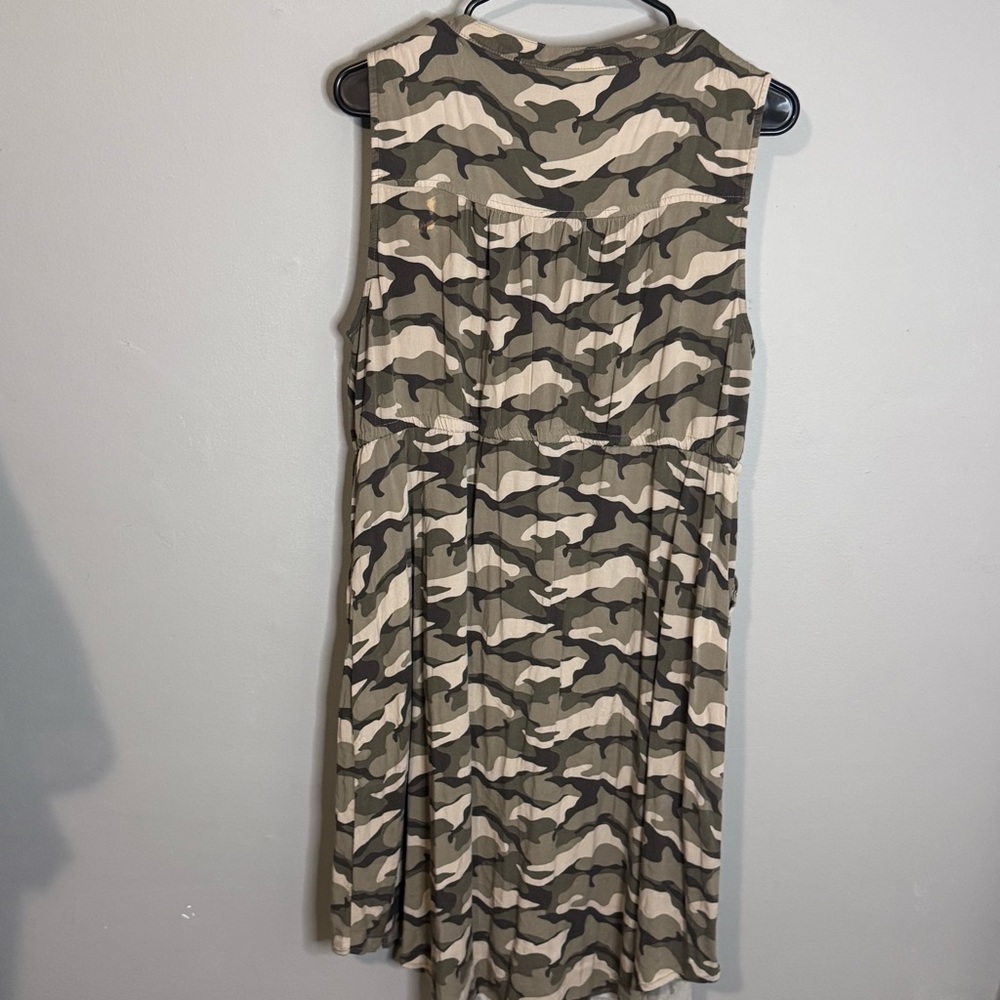 Torrid Camouflage Zip-Front Dress - Picture 3 of 3